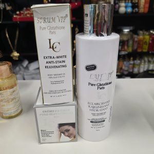 Pure Glutathione Lotion, Face Cream and Serum - Full Set