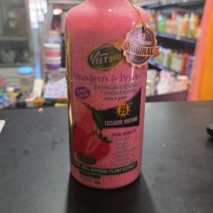 Veet Gold Strawberry & Peach Extra Whitening Super Glow Shower Bath